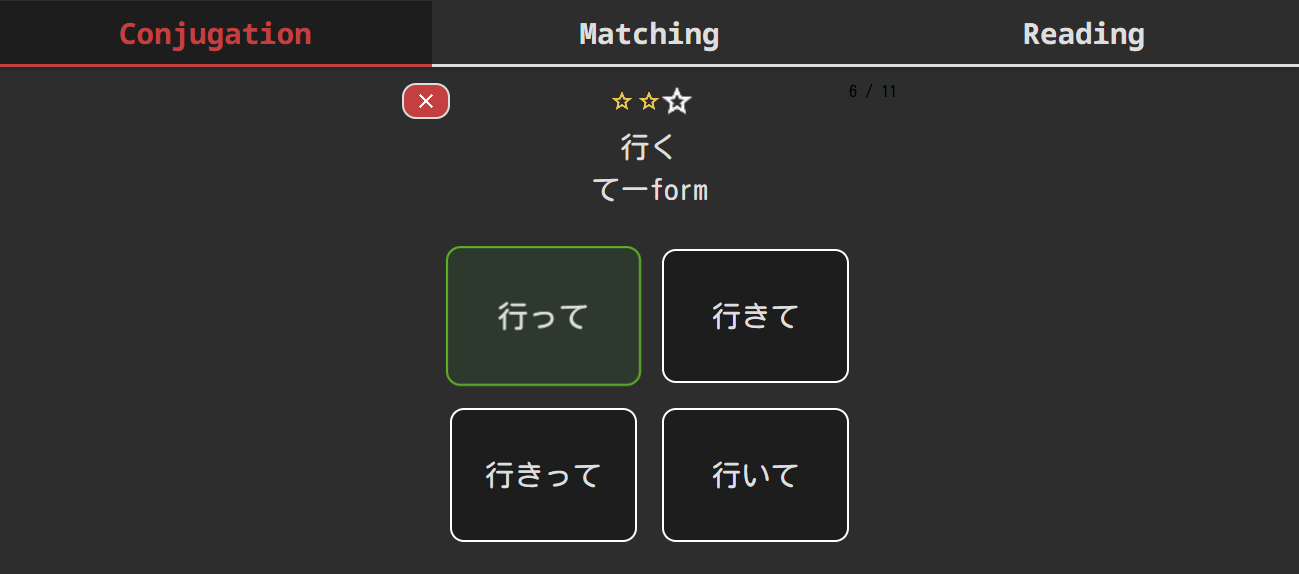 conjugation game image